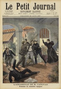 Asesinato de Antonio Cánovas del Castillo, Primer Ministro de España, 8 de agosto de 1897 de French School